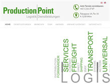 Tablet Screenshot of production-point.at